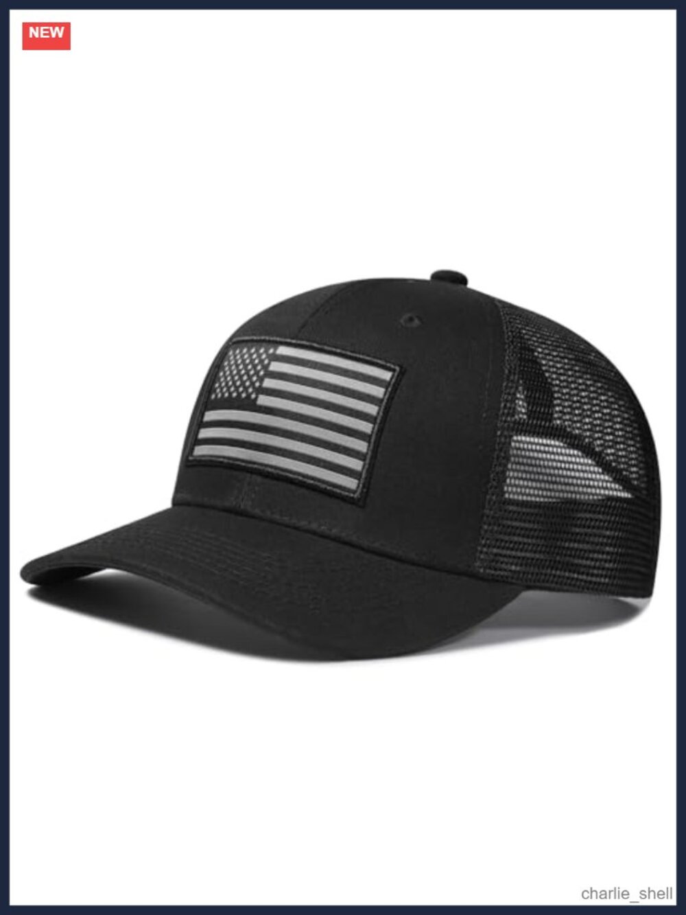 American Flag Trucker Hat Patriotic Snapback USA Baseball Cap Adjustable